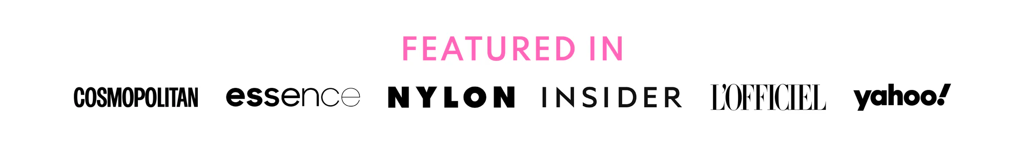 Featured in logos
